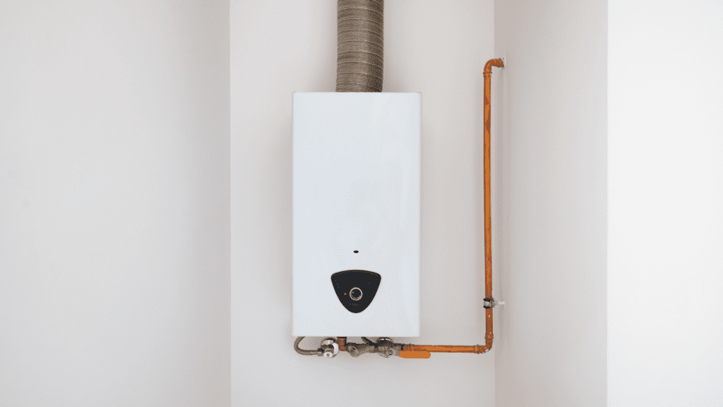 gasbox med synlig gasledning